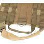 ZJDU Tactical Military Molle Dog Vest,Outdoor Combat Dog Vest,Training Service Harness,with Detachable Pouches,Reinforced Handle