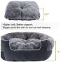 GASUR Small Dog Bed & Cat Beds, Round Pet Beds for Indoor Cats, Detachable Machine Washable Soft & Plush Calming Dog Bed, Self Warming & Cooling Kitten Puppy Bed