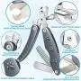 Wistiya Dogs Nail Clippers, Foldable Dogs Nail Trimmers with Safety Guard, Pet Comb and Nail File, for Small/Medium/Large Dogs or Cats, Professional Home Pet Grooming Tools Wistiya Dogs Nail Clippers, Foldable Dogs Nail Trimmers with Safety Guard, Pet Comb and Nail File, for Small/Medium/Large Dogs or Cats, Professional Home Pet Grooming Tools