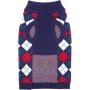 Blueberry Pet 6 Patterns Nordic Fair Isle Snowflake Interlock Dog Sweater and Matching Sweater for Pet Lover