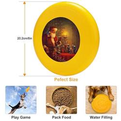 Pet Frisbee Flying Disc Dog Toy - Multifunction The Spirit of Christmas Greg Olsen