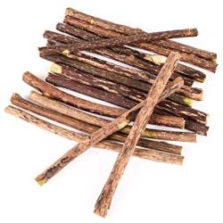 Qianren Pure Natural Catnip Pet Cat Toy Molar Toothpaste Branch Stick Cleaning Teeth Silvervine Cat Snacks Sticks Pet Cat Supplies