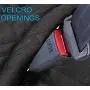 Dog Backseat Hammock Seat Cover Dog car Back seat Cover Waterproof Nonslip Rubber Backing Protector Washable Durable Luxury Material Great for Trucks Cars SUV pet seat Belt Leash Included
