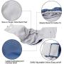 LOVABLEU Male Dog Belly Band Wraps Large Washable Diapers 3 PCS Premium Heat Nappy Pants