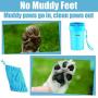 Dog Paw Cleaner, Anipaw 2-in-1 Silicone Dog Paw Washer Cup with Towel, Portable Pet Cleaning Brush Feet Cleaner for Dog Cat Grooming with Muddy Paws
