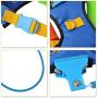 Blind Dog Halo S Harness Guiding Device, Pet Anti-Collision Circle Adjustable Pet Safe Halo Harness for Blind Dogs, Cataract Protective Ring for Small Visually Impaired Dog Outdoor Walking(S)