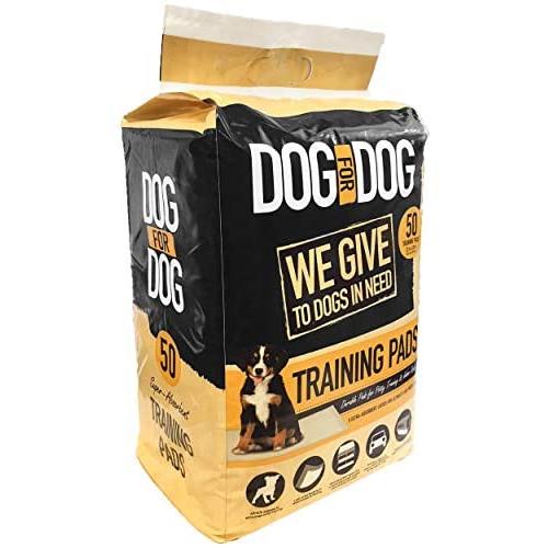 DOG for DOG Puppy Pads - Instant Gel, Super Absorbent, Tear-Resistant Pee Dog Training Pads for Dogs - Pet Weewee Pads -Odor Neutralizing with Leak Protection for Puppies - 22x22 in