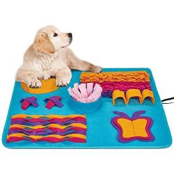 Snuffle Mat for Dogs Small Large Pets - Distracting Training Natural Foraging Snuffling Nose Work Training for Dogs Stress Release Slow Eat Machine Washable Anti Slip