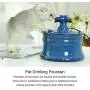HBFFL Ceramic Cat Water Fountain, Automatic Circulation Pet Water Dispenser, Ultra-Quiet Water Pump, Suitable for Cats and Dogs,1 HBFFL Ceramic Cat Water Fountain, Automatic Circulation Pet Water Dispenser, Ultra-Quiet Water Pump, Suitable for Cats and Dogs,1