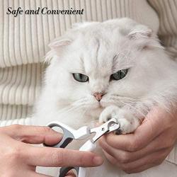 LAIKA Cat Nail Clippers-Cat Claw Trimmer with 30 Degree Elevation Blade Design, Safe,Sharp, Non-Slip Handle Professional Pet Claw Clippers for Cats, Kittens, Puppies,Small Dogs, Rabbits & Small Pets