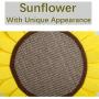 pawstrip Cat Scratching Post Sunflower, Natural Sisal Kitty Claw Scratching Post - 18'' x 15'' Cute Interactive Round Scratcher Board Activity Pad Toys for Kitten & Cat