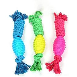 Pet Dog Chew Toy for Aggressive Chewers Bite Training Toy Rope Toys,Tug of War Dog Toy for Large Dogs, Pet Dog Molars Bite-Resistant Hand-Woven Bite Cotton Rope Toy