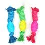 Pet Dog Chew Toy for Aggressive Chewers Bite Training Toy Rope Toys,Tug of War Dog Toy for Large Dogs, Pet Dog Molars Bite-Resistant Hand-Woven Bite Cotton Rope Toy