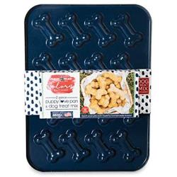 Nordic Ware Puppy Love Pan and Mix Set, 2-Piece, Blue