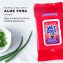 Wet Ones for Pets Freshening Multipurpose Wipes for Cats with Aloe Vera | Easy to Use Cat Cleaning Wipes, Freshening Cat Grooming Wipes for Pet Grooming in Fresh Scent| 100 ct Pouch Cat Wipes