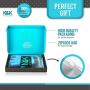 K&K Pet Grooming Gloves Gift Set. Premium Deshedding Gloves for easy, mess-free grooming of Dogs, Cats, Rabbits and Horses with Long/Short/Curly fur. 1 Pair Gentle Hair Remover Mitt & Storage Bag