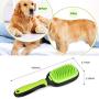 Dematting Comb, Welltop 5 in 1 Pet Grooming Brush, Dog Grooming Brush and Deshedding Tool Dual Side Pet Brush, Including Dematting Comb, Deshedding Comb, Bristle Brush, Pin Brush, Massage Brush