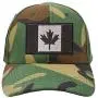 4 Pieces Canadian Flag Patches, Assorted Canada Maple Leaf 2x3 Inch Hook Loop for Backpacks Hats Jackets