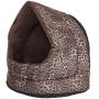 PETMAKER Cozy Canopy Leopard Print Pet Cave Bed Collection