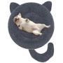 Grneric POXURIO Dog Bed Comfortable Cute Cat Shape Bed for Cats or Dogs, Ultra Soft Pet Beds with Removable Pillow (20/25/30)