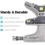 ATOPARK Dog Harness No-Pull Pet Harness Adjustable Comfortable Harness with Handle Outdoor Pet Vest Reflective Oxford Soft Breathable Vest Easy Control for Small Medium Large Dog Grey L