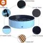 Nurxiovo Foldable Pet Swimming Pool PVC Indoor &Outdoor Bathing Tub for Large Dogs Cats Kids,Blue (48,55,63) Nurxiovo Foldable Pet Swimming Pool PVC Indoor &Outdoor Bathing Tub for Large Dogs Cats Kids,Blue (48,55,63)