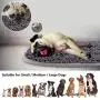 RUNDA Snuffle Mat for Dogs, 17 x 21 Dog Snuffle Mat Interactive Feed Game for Boredom, Encourages Natural Foraging Skills and Stress Relief for Small/Medium/Large Dogs RUNDA Snuffle Mat for Dogs, 17 x 21 Dog Snuffle Mat Interactive Feed Game for Boredom, Encourages Natural Foraging Skills and Stress Relief for Small/Medium/Large Dogs