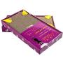 PEEKAB Cat Scratcher Cardboard Cat Wide Scratching Pad Reversible Corrugate Cat Scratch Bad with Box Catnip Included