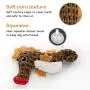Dog toy dog ​​squeak toy chew toy pet dog stuffed toy soft shape pet toy bully make toys for aggressive chewers breed durable dog toy hide and seek dog toys indestructible dog toys interactive dog toy