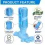 Pethobby Dog Chew Toy for Dog Teeth Cleaning, Natural Rubber Dog Toothbrush Toy with Dental Care, Safe Dog Teething Toys for Small and Medium Dogs(Blue, 10-40 lbs) Pethobby Dog Chew Toy for Dog Teeth Cleaning, Natural Rubber Dog Toothbrush Toy with Dental Care, Safe Dog Teething Toys for Small and Medium Dogs(Blue, 10-40 lbs)
