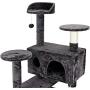 JJW Cat Tree Tower with Sisal Scratching Posts Condos,Hammock Plush Perches,Cat Activity Centres Kittens Furniture Play House