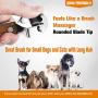 Premium Handmade Pet Dematting Undercoat Rake Comb for Small Dogs & Cats, Professional Grooming Tool - Gently Removes Loose Undercoat, Mats, Tangles and Knots. No More Nasty Shedding and Flying Hair.