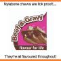 Nylabone Strong Chewing Flavor Frenzy Rubber Dog Chew Toy, Meatloaf and Gravy