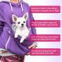 Pet Pouch Hoodie Small Pet Carrier - Dog Cat Pouch Hoodie Sweatshirt Kangaroo Pocket Holder - No Ears - Womens Fit