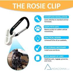 Andaconna LLC The Rosie Clip: Pet Seat Belt - Seat Belt Connector - Pet Travel Support Device - Pet Accessories