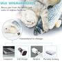 Electric Flopping Fish Cat Toy, USB Rechargeable Realistic Moving Fish Funny Interactive Toy Simulation Fish for Pet Cat Kitten Chewing Kicking Perfect for Having Fun Exerciser Playing