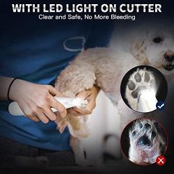 AIIYME Dog Clippers, Seasonal Offers LED Light Pet Hair Trimmer Dog Cat Grooming Clippers, Professional 2-Speed Electric Pet Clippers Grooming Shaver for Hair Around Face Paw Eyes, Ears