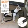 LUPAPA Dog Seat Belt for Vehicle Car (2-Pack), Adjustable Length Pet Seat Belt with Hook Lock and Seatbelt Buckle, Elastic Buffered Reflective Nylon for Shock Attenuation