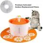 Cat Water Fountain 1.6 L Pet Water Fountain Automatic Electric Water Bowl with Filter and Silicone Pad for Cat Dog Birds and Parrots Cat Water Fountain 1.6 L Pet Water Fountain Automatic Electric Water Bowl with Filter and Silicone Pad for Cat Dog Birds and Parrots