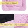 Poohoo Soft Plush Dog Bed,Dog Crate Bed Pet Cushion Pet Pillow Bed Washable,Non-Slip Crate Dog Bed Crate Mat Pet Bed for Medium Large Dogs