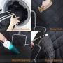 Dog Car Seat Cover Waterproof Dog Seat Cover for Cars Back Seat Heavy-Duty Nonslip Pet Car Seat Cover Protector Armrest Compatible for Trucks Cars & SUVs (Grey Edge, 56Lx50W)