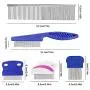 Sonku 5 Pcs Dog Tear Stain Remover Combs Set, Pets Stainless Steel Grooming Combs,Gently and Effectively Removes Stains,Mucus and Crust Sonku 5 Pcs Dog Tear Stain Remover Combs Set, Pets Stainless Steel Grooming Combs,Gently and Effectively Removes Stains,Mucus and Crust