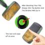 Petsparkling Dog Brush & Cat Brush Dog Brushes for Grooming Self Cleaning Slicker Brush Professional Dog Brushes for Shedding Suitable for Long Haired or Short Haired Pets