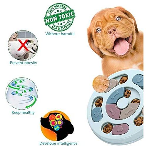 Dog Puzzle Toys,Dogs Food Puzzle Feeder Toys for IQ Training &amp; Mental Enrichment,Dog Treat Puzzle