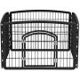 IRIS USA R-CI-604 4-Panel Indoor Pet Pen, Black, 24 x 36 x 36 Inch (Pack of 1)