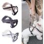 JC HOUSE Winter Dog Harness No-Pull Pet Harness Adjustable Outdoor Lamb Velvet Material Dog Vest for Small Medium Large Dogs
