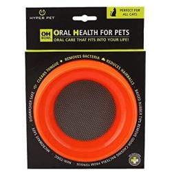 Hyper Pet Oral Health Cat Feeding Bowl, Small, Orange