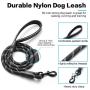 rabbitgoo No Pull Dog Harness and Leash Set with 2 Metal Clips Reflective Front Walking Harness for Small Medium Large Dogs Adjustable Padded Pet Vest Harnesses with Easy Control Soft Handle