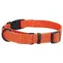 KOOWIN Slip Martingale Dog Collar & Dog Harness, Dog Leash with Reflective Strip, Orange/Grey