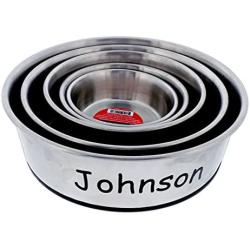 Joy of Giving Personalized Stainless Steel Bowl with Rubber Base